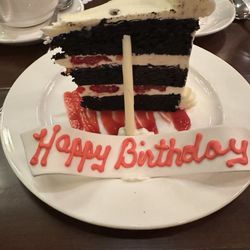 Genesee Valley Club - Chocolate and raspberry birthday cake!