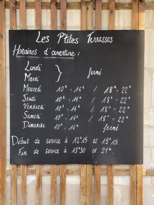 Menu photo 4 Les P'tites terrasses Saint-Patrice, 37 Menu photo 4 Les P'tites terrasses Saint-Patrice, 37