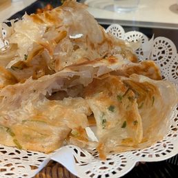 scallion pancakes, crispy! scallion pancakes, crispy!