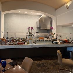 Blue Matisse - The buffet, daily M-F, with different themes.