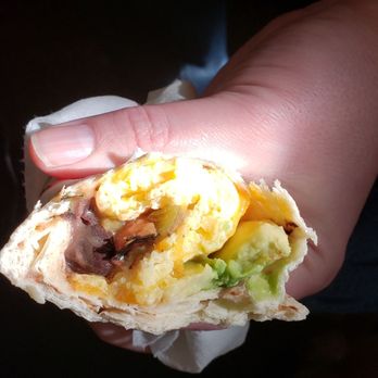 Meraki Coffee+Market - Burrito of the day - avocado, black beans, eggs, red chile - Cafes Near Me - Albuquerque, New Mexico Meraki Coffee+Market - Burrito of the day - avocado, black beans, eggs, red chile - Cafes Near Me - Albuquerque, New Mexico