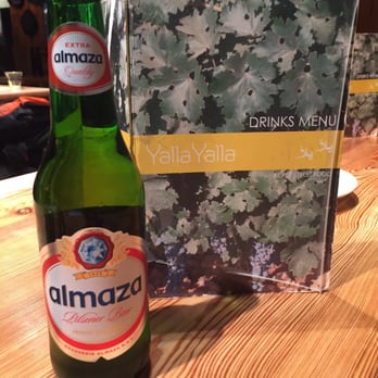 Yalla Yalla - Lebanese pilsner - Middle Eastern Near Me - London, XGL Yalla Yalla - Lebanese pilsner - Middle Eastern Near Me - London, XGL