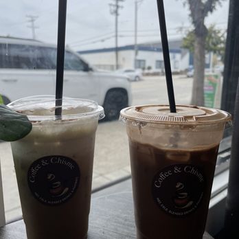 Coffee and Chisme - Cafe de olla iced with cold foam and iced abuelita latte. - Coffee & Tea Near Me - South Gate, California Coffee and Chisme - Cafe de olla iced with cold foam and iced abuelita latte. - Coffee & Tea Near Me - South Gate, California
