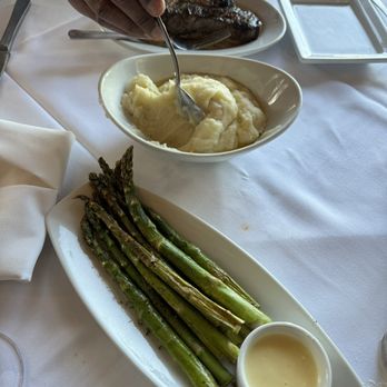 Ruth's Chris Steak House - GRILLED ASPARAGUS, GARLIC MASHED and NEW YORK STRIP* - Steakhouses Near Me - Arlington, Virginia Ruth's Chris Steak House - GRILLED ASPARAGUS, GARLIC MASHED and NEW YORK STRIP* - Steakhouses Near Me - Arlington, Virginia