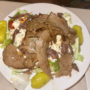 The Grapevine - Our Big Fat Greek Salad add gyro meat - Italian Near Me - Richmond, Virginia The Grapevine - Our Big Fat Greek Salad add gyro meat - Italian Near Me - Richmond, Virginia