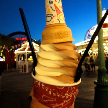 Pixar Pier - Didn't want it on a cone because I'm a messy eater, so got it on a cup and asked for a cone and they gave it to me for free :D - Amusement Parks Near Me - Anaheim, California Pixar Pier - Didn't want it on a cone because I'm a messy eater, so got it on a cup and asked for a cone and they gave it to me for free :D - Amusement Parks Near Me - Anaheim, California