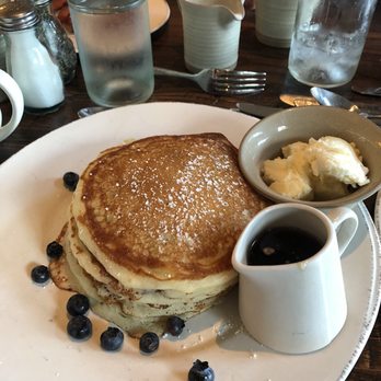 Watertable - Lemon blueberry pancakes (good not great) - New American Near Me - Huntington Beach, California
