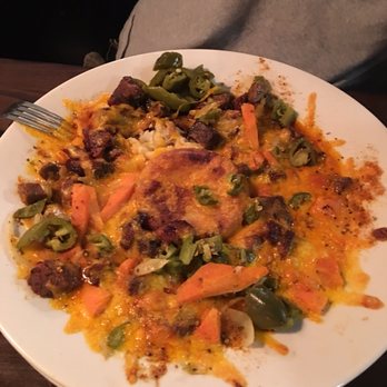 Fink's BBQ Roadhouse - Jalapeño infested pile of meat and mashed - American Near Me - Suffern, New York