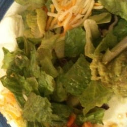 The chicken fajita salad