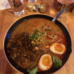 Braised Pork Noodles in Red Chili Broth