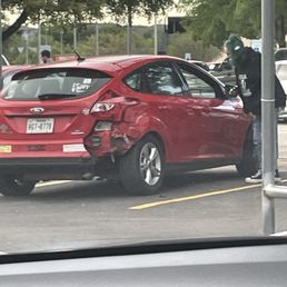 Manager in the parking lot meeting with a friend???