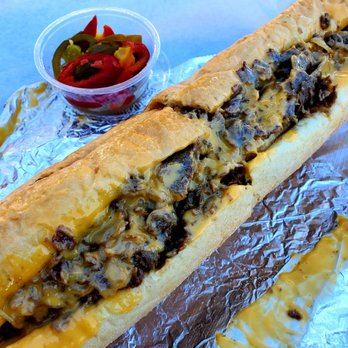 Calozzi's Cheesesteaks - Hot and fresh and good to have chilies - Cheesesteaks Near Me - Seattle, Washington