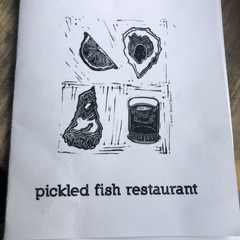 Pickled Fish Restaurant - Front of the menu - New American Near Me - Long Beach, Washington Pickled Fish Restaurant - Front of the menu - New American Near Me - Long Beach, Washington