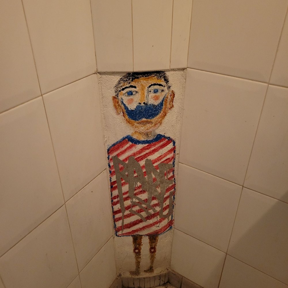 El Bar Bero - Bathroom decor. Mustaches everywhere. - Bars Near Me - San Juan, Puerto Rico El Bar Bero - Bathroom decor. Mustaches everywhere. - Bars Near Me - San Juan, Puerto Rico