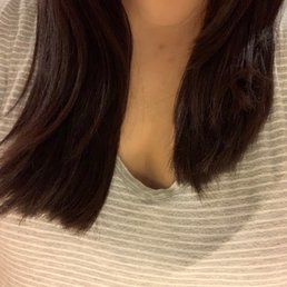 Uneven, wonky haircut by Thanh's Hair Nightmares. Uneven, wonky haircut by Thanh's Hair Nightmares.