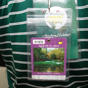 Masters Tournament - My weekend Masters badge. One of the toughest tickets in world sport. - Golf Near Me - Augusta, Georgia Masters Tournament - My weekend Masters badge. One of the toughest tickets in world sport. - Golf Near Me - Augusta, Georgia