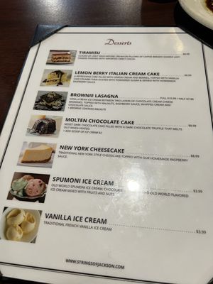 Menu photo 1 Strings Italian Cafe Jackson, CA