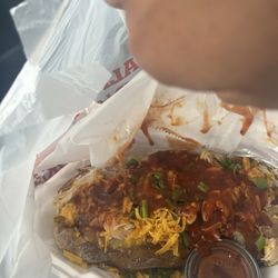 Full Moon BBQ - Chicken Loaded Baked Potato