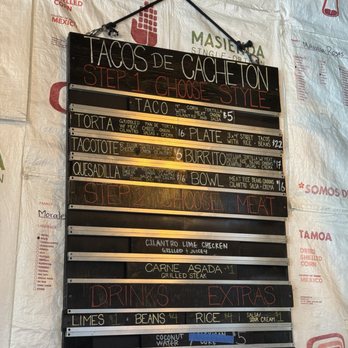 Tacos De Cacheton - Menu - Tacos Near Me - Honolulu, Hawaii