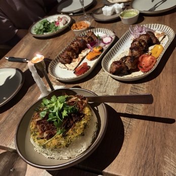 Delbar Middle Eastern - Salmon Kabob, Chinjeh, Sabzi Polo - Persian/Iranian Near Me - Atlanta, Georgia