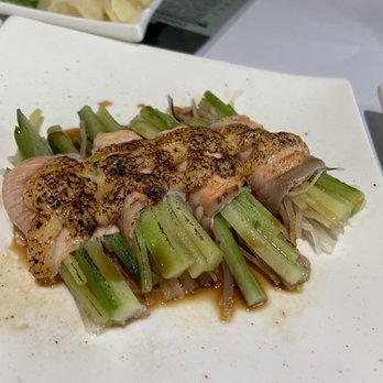 Azukar Sushi - seared salmon carpaccio - Sushi Bars Near Me - Sacramento, California Azukar Sushi - seared salmon carpaccio - Sushi Bars Near Me - Sacramento, California