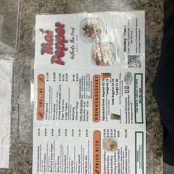 Thai Pepper - Menu updated continued