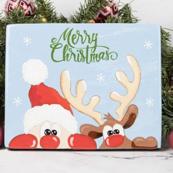 Color Cafe - Christmas Canvas - Paint-Your-Own Pottery Near Me - Edmonton, Alberta Color Cafe - Christmas Canvas - Paint-Your-Own Pottery Near Me - Edmonton, Alberta