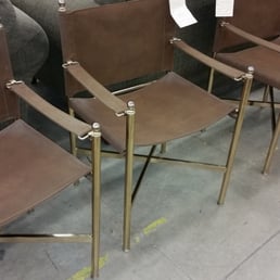 Great Leather & Brass Director's Chairs  $6 each