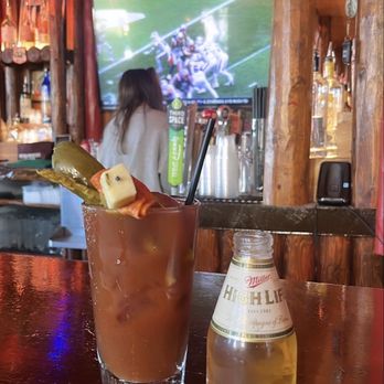 Camp Bar Third Ward - Bloody Mary with cutie chaser - Bars Near Me - Milwaukee, Wisconsin