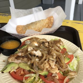 Ana's Cuban Cafe - Fish salad and a beef empanadas. - Delis Near Me - Key West, Florida