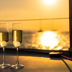 Conanicut Marine Services - Jamestown Newport Ferry offers Evening Bubbly Cruises.
