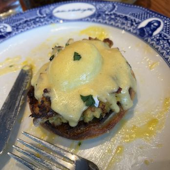 Founding Farmers DC - Crab Cake Eggs Benedict - American Near Me - Washington, DC, District of Columbia