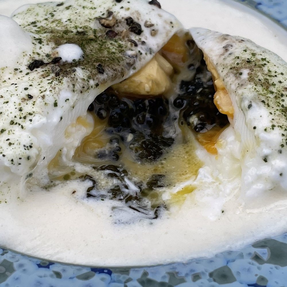 Pavillon Ledoyen - caviar and eel inside egg - French Near Me - Paris, 75