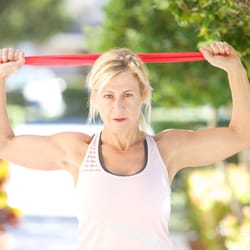 Peak Fitness - Beth working on posture and strength
