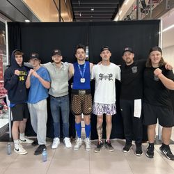 Dog Pound Boxing Academy - Comp team at the end of the tournament