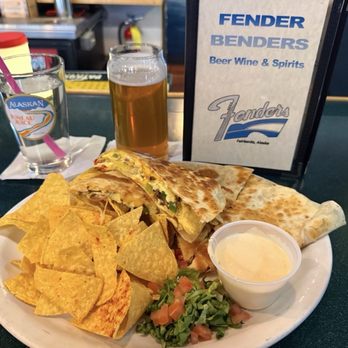 Fenders - Philly cheesesteak quesadilla - Sports Bars Near Me - Fairbanks, Alaska