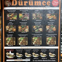 Dürümce - Menu 1