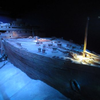 Titanic - Large recreation of what the ship looks like at the bottom of the ocean - Museums Near Me - Las Vegas, Nevada Titanic - Large recreation of what the ship looks like at the bottom of the ocean - Museums Near Me - Las Vegas, Nevada