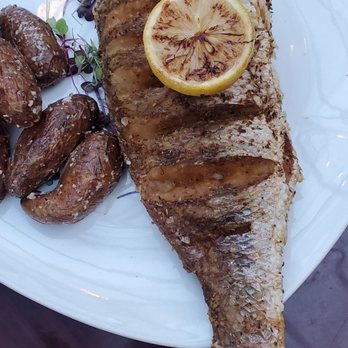 The Factory - Fried Red Snapper with small roasted potatoes - Lounges Near Me - Jersey City, New Jersey The Factory - Fried Red Snapper with small roasted potatoes - Lounges Near Me - Jersey City, New Jersey