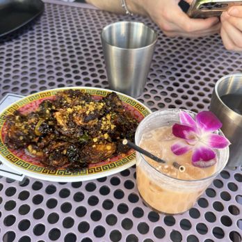 Piccalilli - BRUSSEL SPROUTS and Thai tea cocktail - Asian Fusion Near Me - Culver City, California Piccalilli - BRUSSEL SPROUTS and Thai tea cocktail - Asian Fusion Near Me - Culver City, California