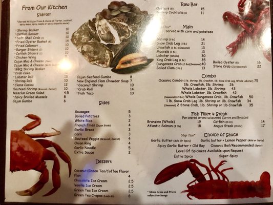 Menu photo 6 Oceanic Boil Jackson Heights, NY