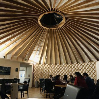 Borealis Basecamp - Yurt Latitude 65 restaurant - Hotels Near Me - Fairbanks, Alaska