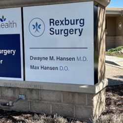 Dwayne M. Hansen MD - The front of Rexburg Surgery surgical center