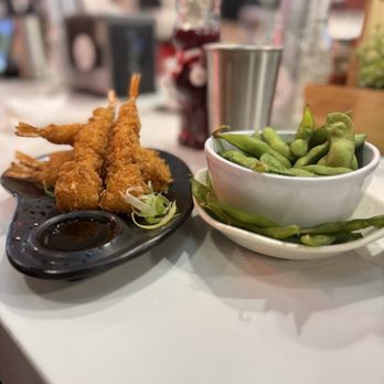 Karai Hand Roll Bar - 5 Piece Shrimp Tempura & Edamame - Sushi Bars Near Me - Whittier, California Karai Hand Roll Bar - 5 Piece Shrimp Tempura & Edamame - Sushi Bars Near Me - Whittier, California