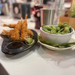 Karai Hand Roll Bar - 5 Piece Shrimp Tempura & Edamame
