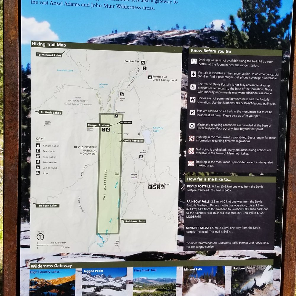 Devil's Postpile National Monument - Trailhead Information - Landmarks & Historical Buildings Near Me - Mammoth Lakes, California Devil's Postpile National Monument - Trailhead Information - Landmarks & Historical Buildings Near Me - Mammoth Lakes, California