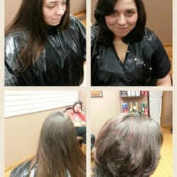 Shear Techniques Salon and Permanent Makeup - Before and after done by Lindsey
