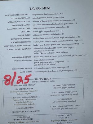 Menu photo 4 The Waterfront Restaurant & Tavern La Crosse, WI Menu photo 4 The Waterfront Restaurant & Tavern La Crosse, WI