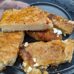 parmesan chicken. The chicken was horrible. It was really greasy and the texture was rubber. parmesan chicken. The chicken was horrible. It was really greasy and the texture was rubber.