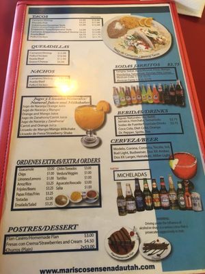 Menu photo 1 Mariscos Ensenada #1 Taylorsville, UT